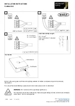 Preview for 2 page of WHITECROFT LIGHTING Florin IP65 Installation Instructions