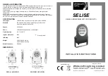 Preview for 1 page of WHITECROFT LIGHTING SELISE Installation Instructions