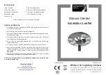 WHITECROFT LIGHTING Siriocci Central Installation Leaflet preview