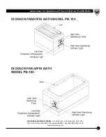 Preview for 9 page of Whitehall Dickson PB-101 Instructions For Operation And Care Of