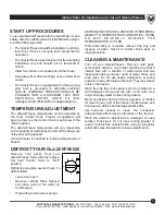 Preview for 5 page of Whitehall GlacierFreeze GF-12 Instructions For Operation And Care