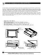 Preview for 4 page of Whitehall SP-1600-A Instructions For Operation And Care