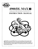 Preview for 1 page of Whites 4900 DL Max Instruction Manual