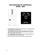 Preview for 8 page of Whites Coinmaster 4000/D Series 3 Operator'S Manual