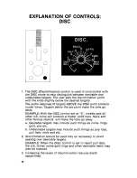 Предварительный просмотр 14 страницы Whites Coinmaster 4000/D Series 3 Operator'S Manual