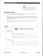 Preview for 62 page of Whites DFX Owner'S Manual