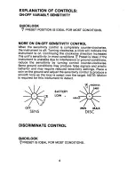 Preview for 6 page of Whites Liberty II Operator'S Manual