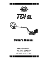 Whites TDI SL Owner'S Manual preview