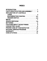 Preview for 3 page of White’s Electronics coinmaster 3900/D Professional Operator'S Manual