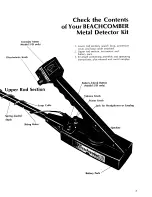 Preview for 4 page of White's Beachcomber Series Operator Instructions Manual