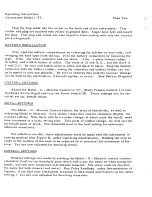 Preview for 3 page of White's Coinmaster 1TR Deluxe Operator Instructions Manual