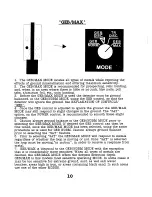 Preview for 13 page of White's Coinmaster 5500 3 Series Operator'S Manual