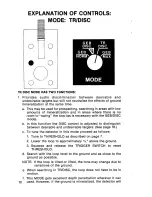 Предварительный просмотр 11 страницы White's Coinmaster 5900/Di Professional Operator'S Manual