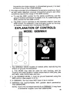 Preview for 12 page of White's Coinmaster 5900/Di Professional Operator'S Manual