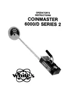 White's Coinmaster 6000/D series 2 Operator Instructions Manual preview