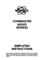 Preview for 3 page of White's Coinmaster 6000/D series 2 Operator Instructions Manual