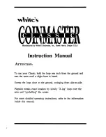 White's Coinmaster Classic Instruction Manual preview