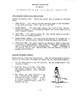 Preview for 2 page of White's Coinmaster G.E.B. Operating Instructions Manual