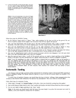 Preview for 8 page of White's Coinmaster TR 4/D Operator Instructions Manual