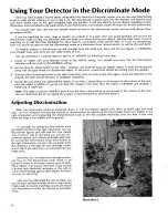 Preview for 9 page of White's Coinmaster TR 4/D Operator Instructions Manual