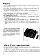 Preview for 11 page of White's Coinmaster TR Operator Instructions Manual