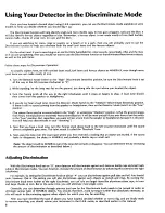 Preview for 10 page of White's G.E.B. Series Operator Instructions Manual