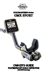 White's GOLDMASTER GMX SPORT Owner'S Manual preview