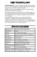 Preview for 2 page of White's GOLDMASTER GMX SPORT Owner'S Manual