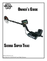 White's Sierra Super Trac Owner'S Manual preview