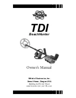 White's TDI BeachHunter Owner'S Manual preview