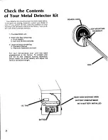 Предварительный просмотр 3 страницы White's Treasuremaster G.E.B. Operator Instructions Manual