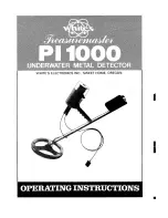 Preview for 1 page of White's Treasuremaster PI 1000 Operating Instructions