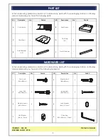 Preview for 3 page of Whitewood Furniture 265-30 Assembly Instructions