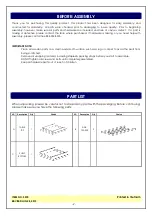 Preview for 2 page of Whitewood Furniture 3070 Assembly Instructions