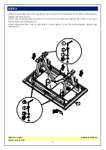 Предварительный просмотр 5 страницы Whitewood Furniture ATHENA T-6840X Assembly Instructions Manual