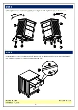 Предварительный просмотр 4 страницы Whitewood Furniture BD-2003 Assembly Instructions