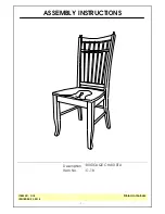 Whitewood Furniture C-18 Assembly Instructions preview