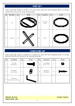 Preview for 3 page of Whitewood Furniture CEYLON OT-46CR Assembly Instructions