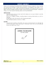 Preview for 2 page of Whitewood Furniture H-4 Assembly Instructions Manual