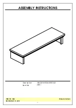 Whitewood Furniture MB-1 Assembly Instructions preview