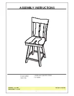 Whitewood Furniture S-132SW Assembly Instructions preview