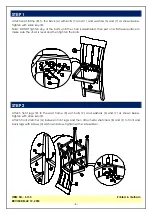 Предварительный просмотр 4 страницы Whitewood Furniture S-133 Assembly Instructions