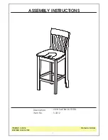 Whitewood Furniture S-3012 Assembly Instructions preview