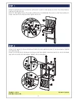 Preview for 4 page of Whitewood Furniture S-3012 Assembly Instructions