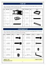 Preview for 3 page of Whitewood Furniture S-342 Assembly Instructions