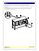 Preview for 5 page of Whitewood Furniture SV-34 Assembly Instructions