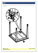 Preview for 3 page of Whitewood Furniture T-3030 Assembly Instructions