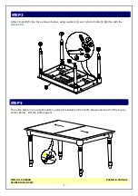 Preview for 4 page of Whitewood Furniture T-3660XB Assembly Instructions