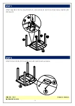 Preview for 3 page of Whitewood Furniture T-519 Assembly Instructions