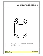 Whitewood Furniture T-6P Assembly Instructions preview